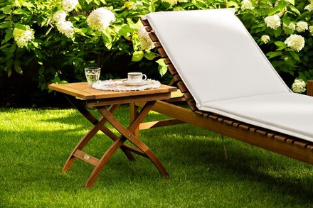 Комплект для отдыха из акации Joygarden КАРО, слоновая кость