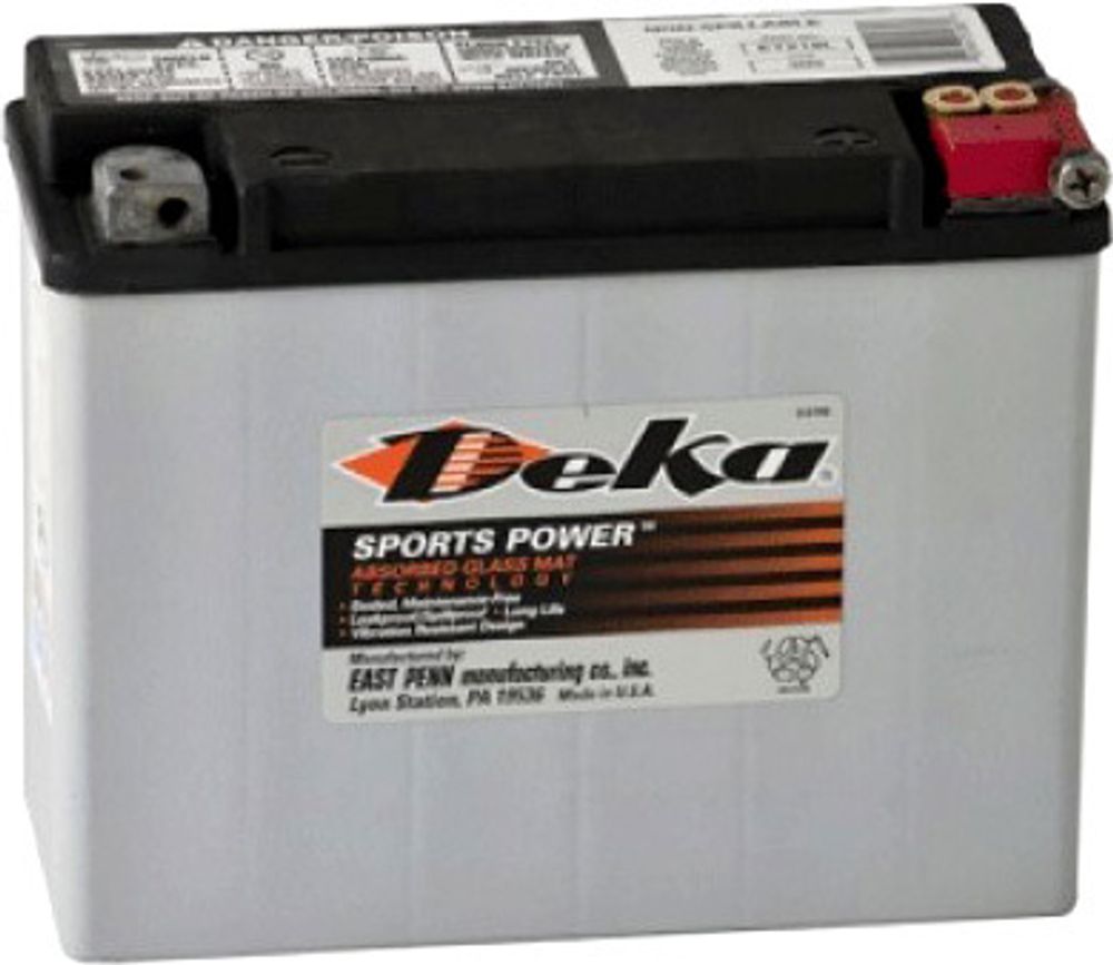 Аккумулятор для мототехники Deka ETX18L 12В 20а/ч, необслуживаемый