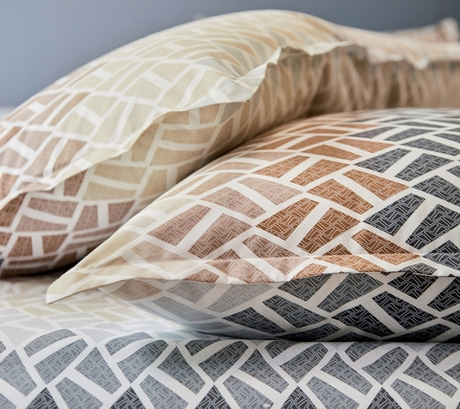 Постельное белье 2 спальное евро Blanc des Vosges Nuances Perle