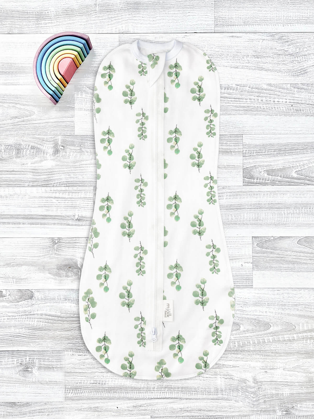 Пелёнка-кокон Mjölk Эвкалипт, уценка