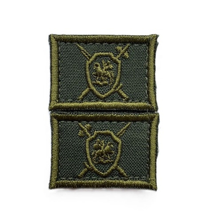 Нашивка петличная на липучке Военная полиция полевая