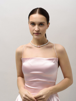 Чокер "Caramel shell pearl pink" Gold