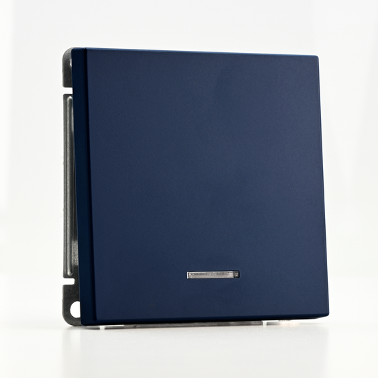 Выключатель 1-кл. ArtGallery (сх. 1а) 10AX с подсветкой механизм аквамарин SE GAL001113