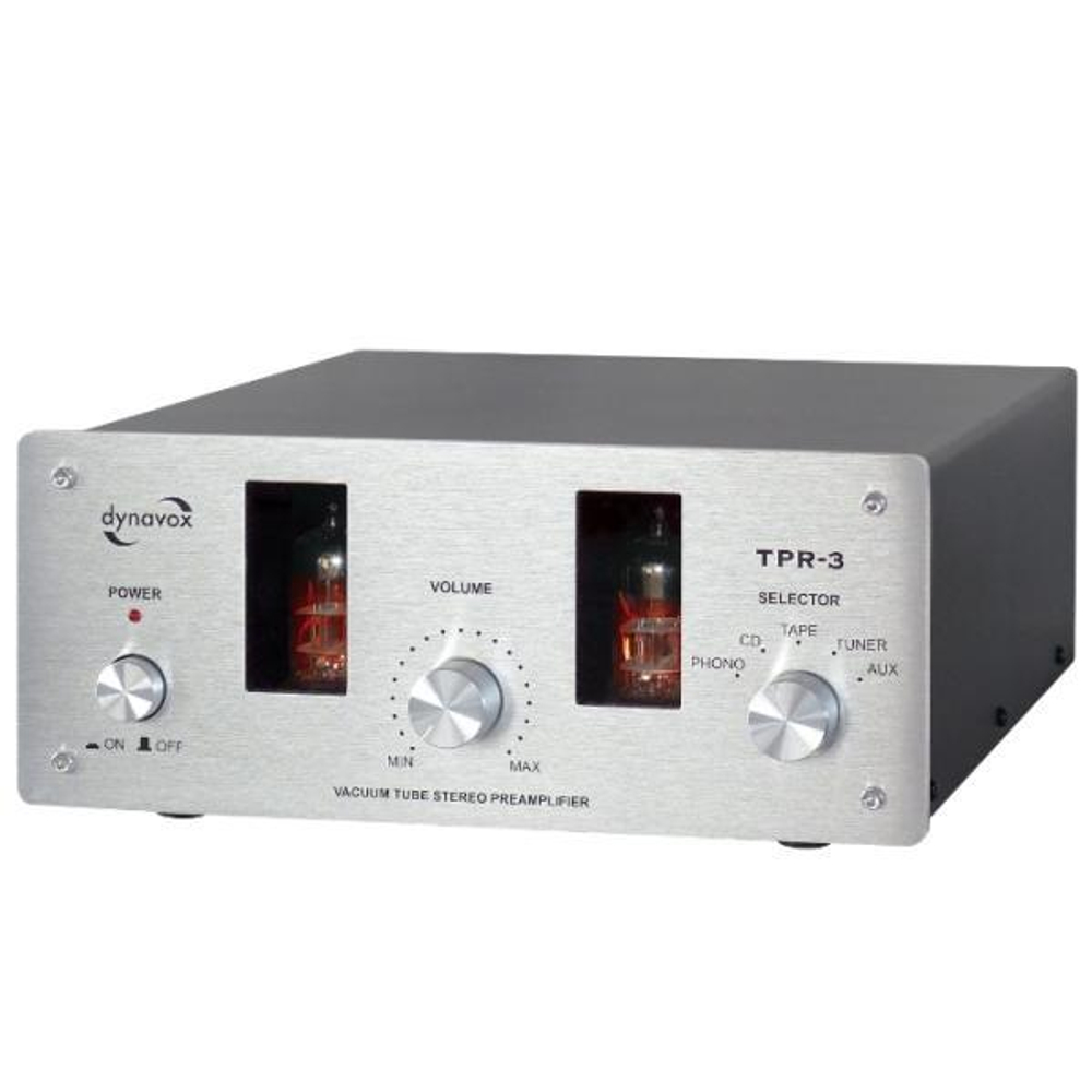 Стерео предусилитель Dynavox TPR-3 silver (206392)