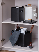 Банка для хранения универсальная irmel, 6,2 л, с ложкой, графит