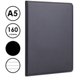 Ежедневник недатированный Deli А5, 160 страниц, мягкая обложка, черный