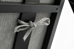 Шезлонг из алюминия MAYA  темный графит