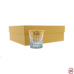 Набор стаканов для виски голуб.золото TIMON Lady Diamond 270 мл