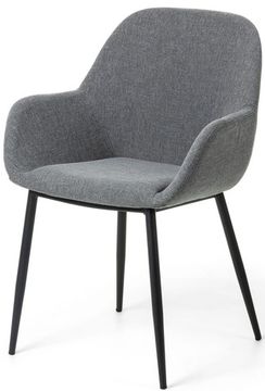 Кресло Konna бархат серый