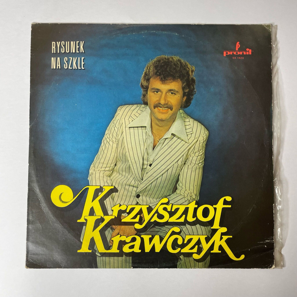 Винтажная виниловая пластинка LP Krzysztof Krawczyk Кшиштоф Кравчик Rysunek Na Szkle (Польша 1976)