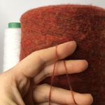 WOOL POWER - Zegna Baruffa Lane Borgosesia; 69% вспушенный меринос, 29% п/а, 2% эластан; 1300м/100гр; col. 00247, цвет: оранжевый мультиколор
