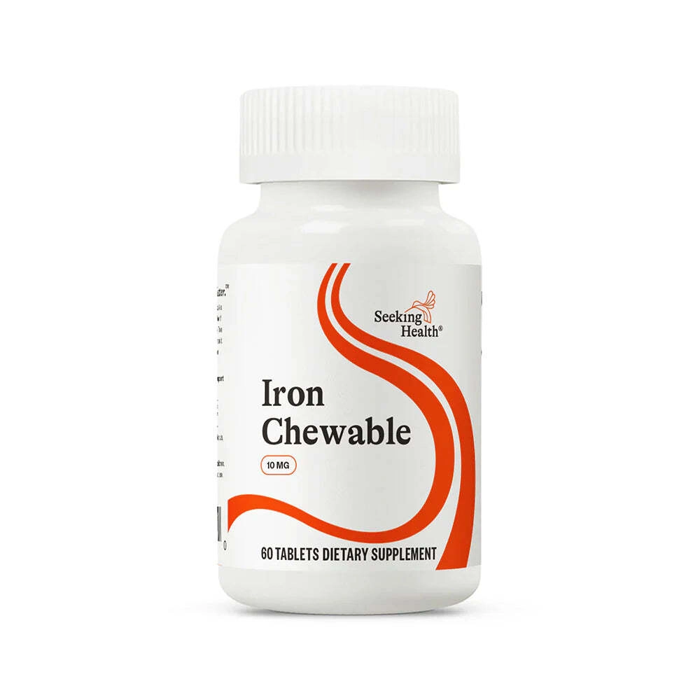 Iron Chewable 60 tablets Seeking Health