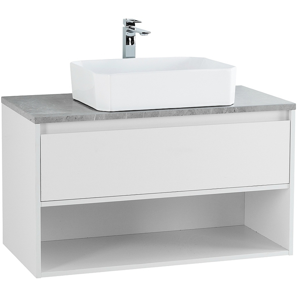 Тумба под раковину BelBagno Kraft 90 KRAFT-900-1C-SO-BO подвесная Bianco Opaco