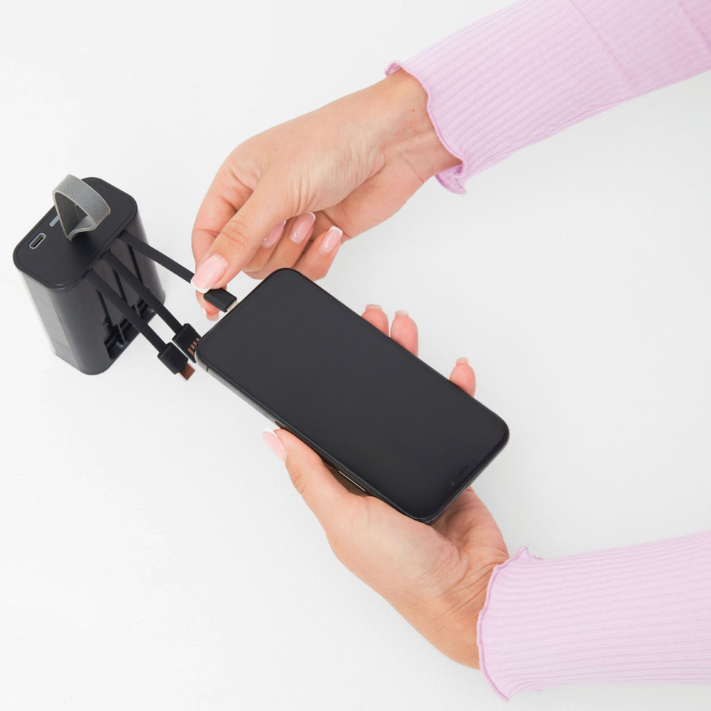 Powerbank с фонариком OPEN SOURCE