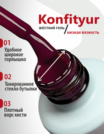 BSG Жёсткий гель в бутылке Konfityur №52 НИЗКАЯ ВЯЗКОСТЬ (20 мл)