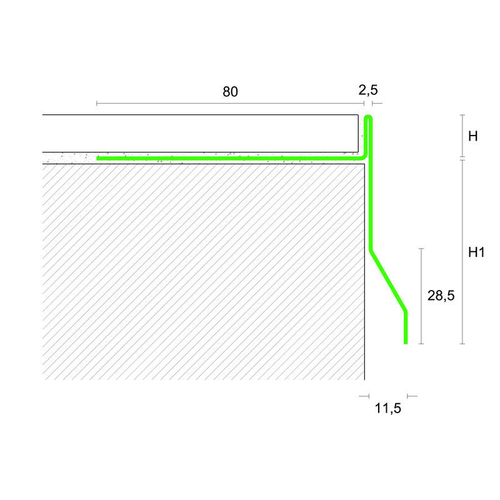 Профили для балконов и террас Profilpas Серфикс Протек PROTEC CPCI