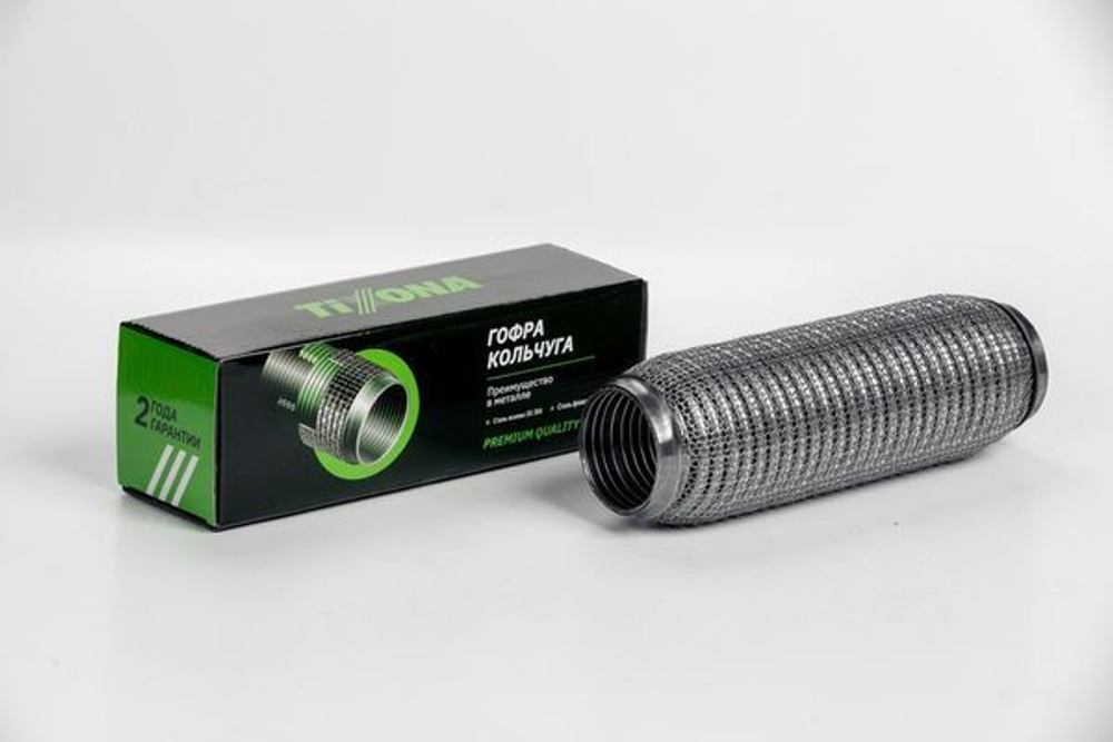 Гофра 55/250 (AISI 304 wire mesh, interlock) P55250WM