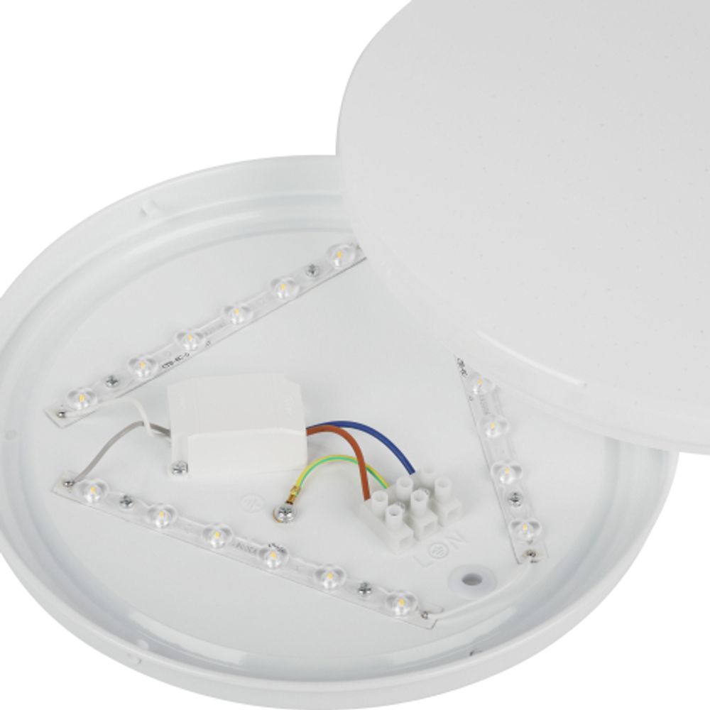 Светильник потолочный светодиодный ЭРА Классик без ДУ SPB-6 WH 24W-4K Slim Night SKY | Светильники SPB-6 без ДУ