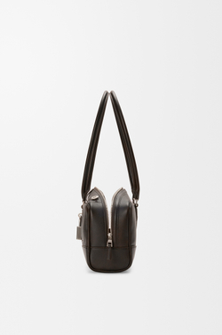 Loewe Укороченная сумка Panta Amazona 31 из блестящей телячьей кожи, темно-коричневый
