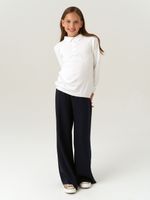 Брюки широкие для девочки AT991 синий