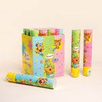 Пневмохлопушка «Три кота. Круги» разноцветные металлик, 30 см, 1 шт.