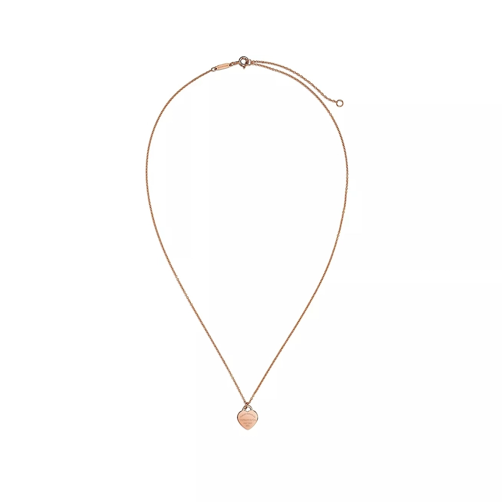 Подвеска из розового золота 18k, Tiffany💠 mini.  Exclusive.