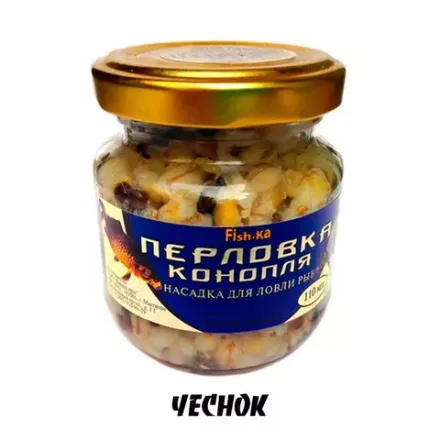 Насадка "Fish.ka" "ПЕРЛОВКА-КОНОПЛЯ" ЧЕСНОК 110мл.