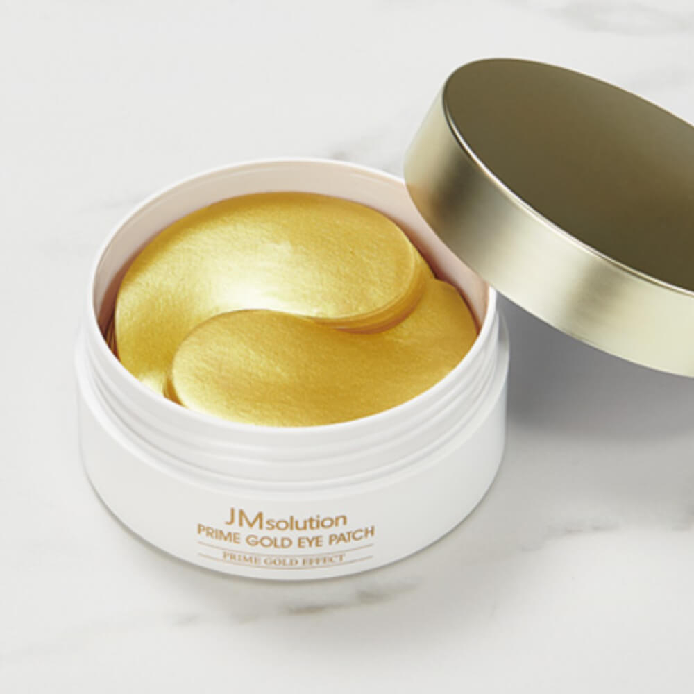 Освежающие гидрогелевые патчи с пептидами и золотом JMsolution Prime Gold Eye Patch (60шт)