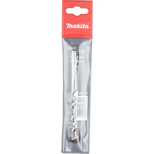 Центровочный бур 11х80х120 мм Makita P-03838