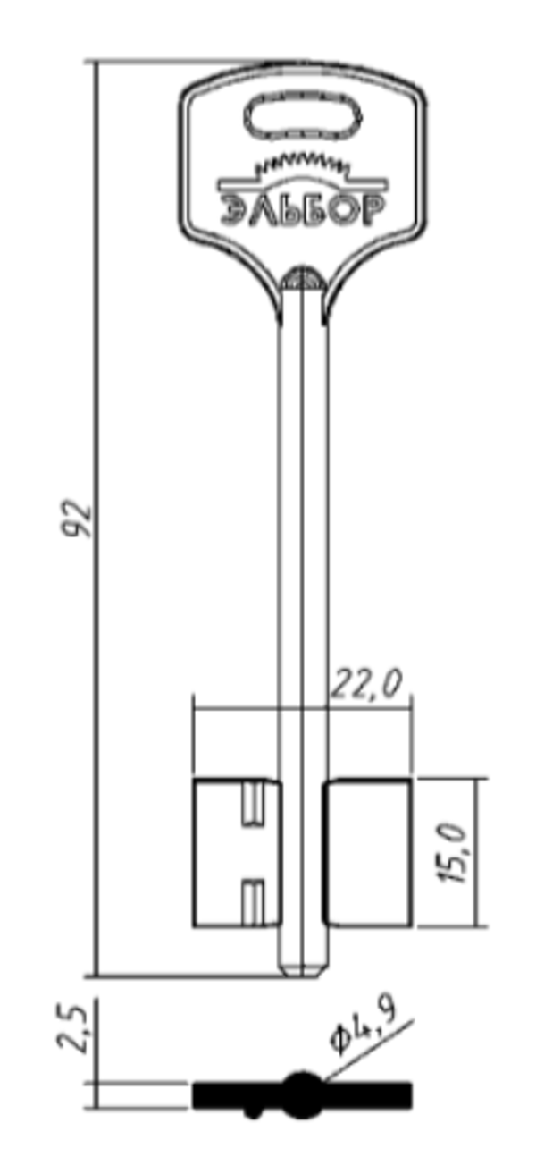 Заготовка дверняк ЭЛЬБОР 13