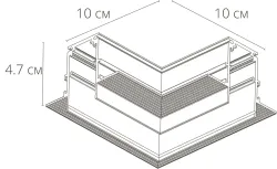 Коннектор угловой для магнитного шинопровода Arte Lamp