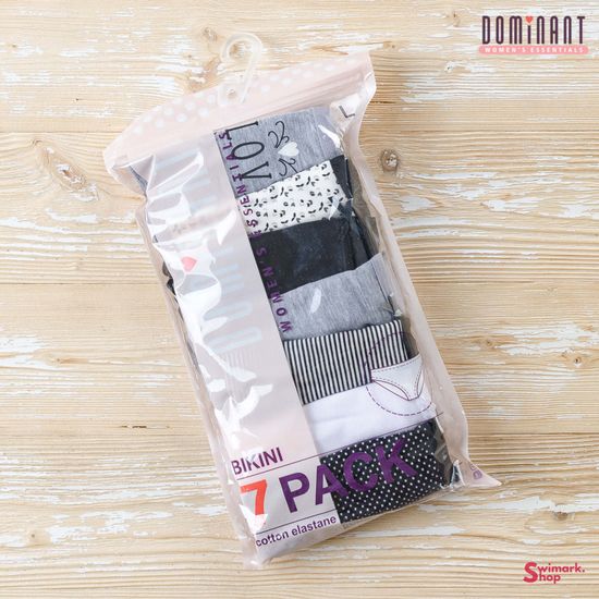 Трусики женские DOMINANT 37000-3, BIKINI, 7 шт. в уп.