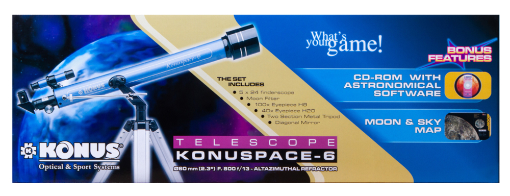 Телескоп Konus Konuspace-6 60/800 AZ