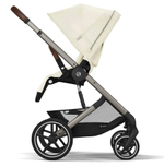Коляска Cybex Balios S Lux TPE complete Cloud G Fog Grey 3 в 1 Seashell Beige с дождевиками
