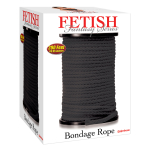 Черная веревка для связывания Bondage Rope - 60,9 м. (Цвет: черный)