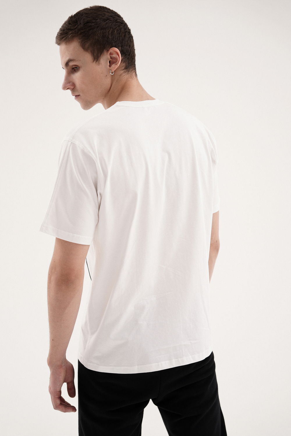 Мужская футболка Nebbia Labels T-shirt 171 white