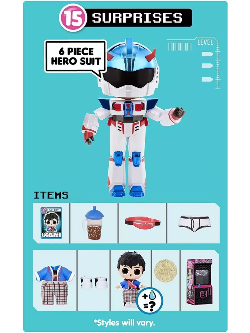 Кукла мальчик Lol Boys Arcade Heroes 1 серия Fan Boy
