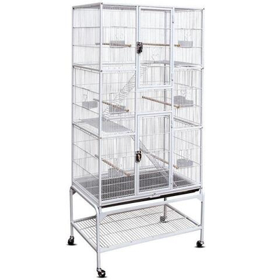 Клетка 5005W для птиц, белая, 810*470*1760мм, Triol