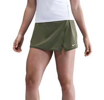 Теннисная юбка Nike Victory Dri-Fit Straight - medium olive/white