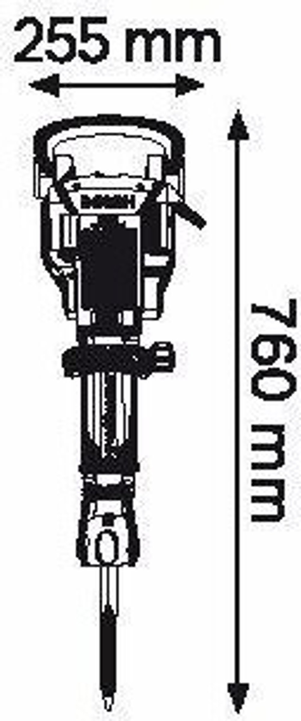 Молот ударный сетевой BOSCH GSH 16-28 0611335000 Тележка