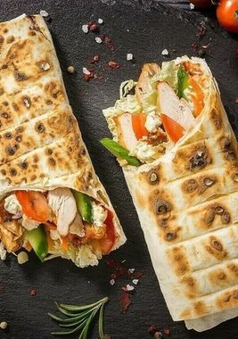 Шаурма с курицей 350гр