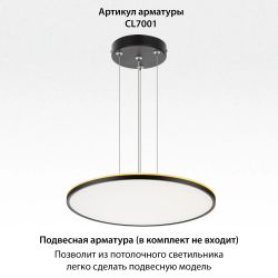Citilux NORMA CL749601 LED RGB Светильник с пультом Чёрный