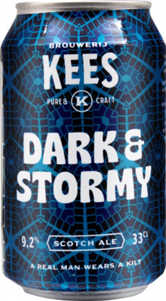 Пиво Кис Дарк &amp; Сторми / Kees Dark &amp; Stormy 0.33л - 1шт
