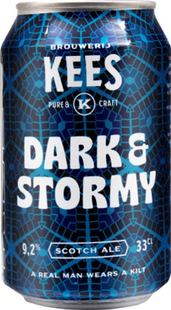 Пиво Кис Дарк &amp; Сторми / Kees Dark &amp; Stormy 0.33л - 1шт