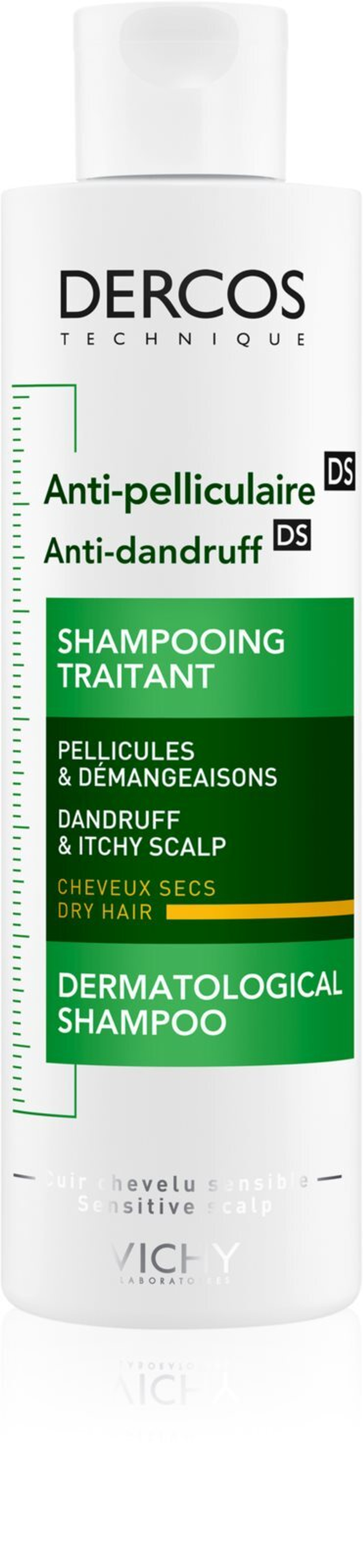 Vichy Dercos Anti-Dandruff - шампунь против перхоти для сухих волос /   200  ml  / GTIN 3337871330262