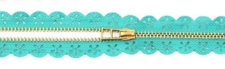 Молния декоративная 55 см, 1 бегунок,  ассорти