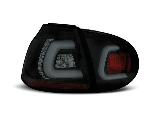 Задние фонари VW Golf 5 black smoke led bar