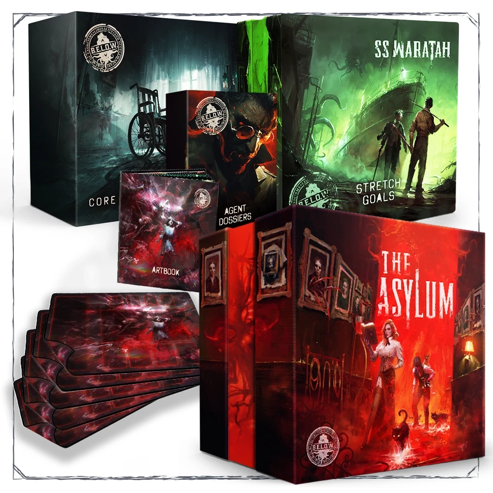 B.E.L.O.W.: The Asylum - настольная игра
