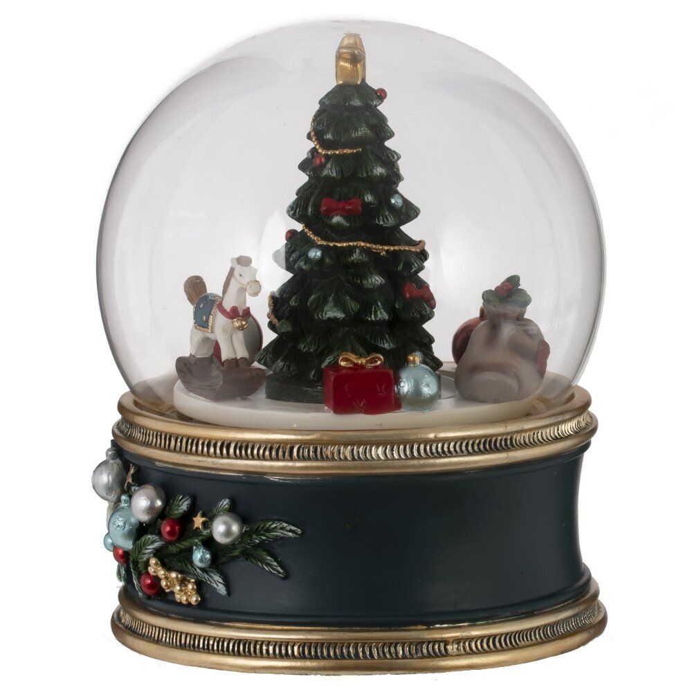GAEM Фигурка декоративная "Рождество" в стекл шаре (муз, движ, ААх3,н/п), L11 W11 H14 см