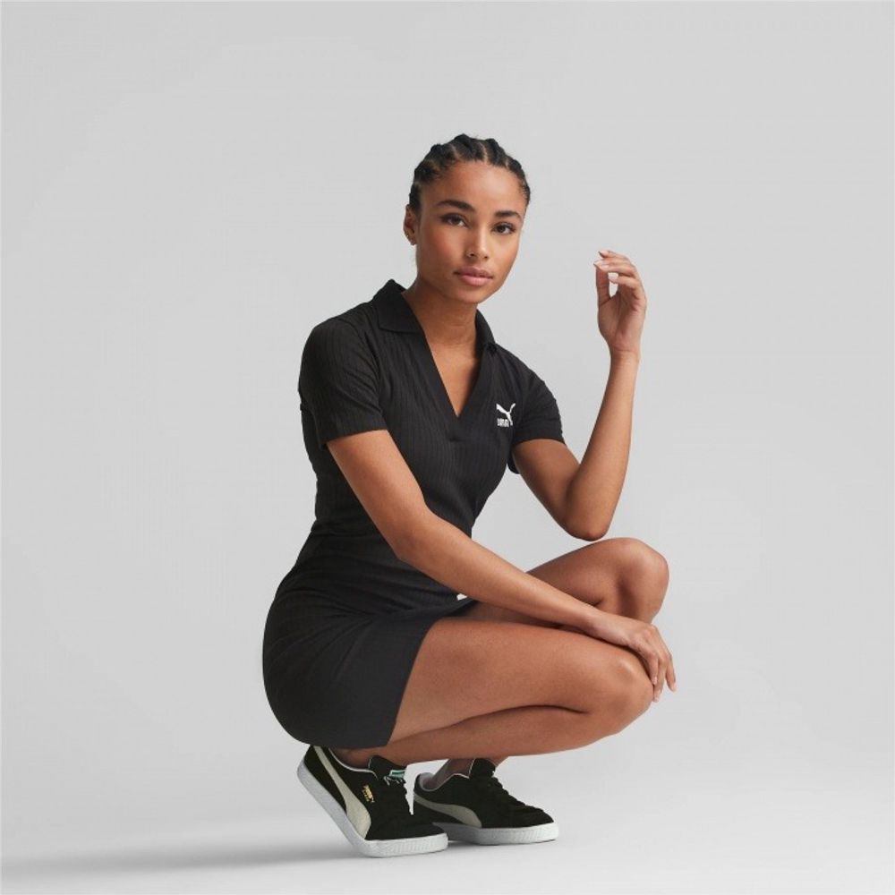 Женское платье PUMA CLASSICS Ribbed Dress